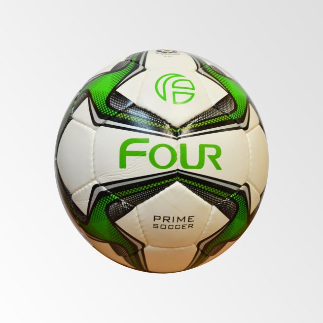 Bal??n F??tbol Prime N5 Blanco-Verde-Negro