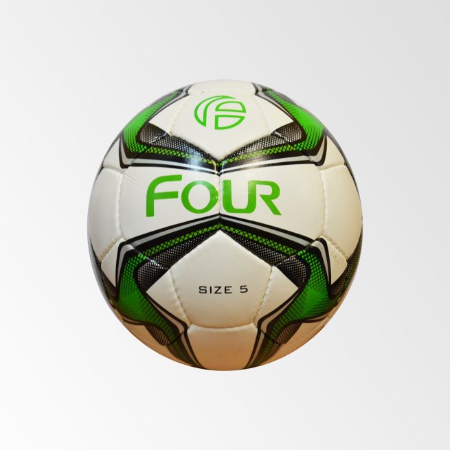 Bal??n F??tbol Prime N5 Blanco-Verde-Negro