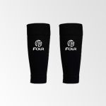 Medias de F??tbol Sin Pie Adulto Negras