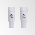 Medias de F??tbol Sin Pie Adulto Blancas