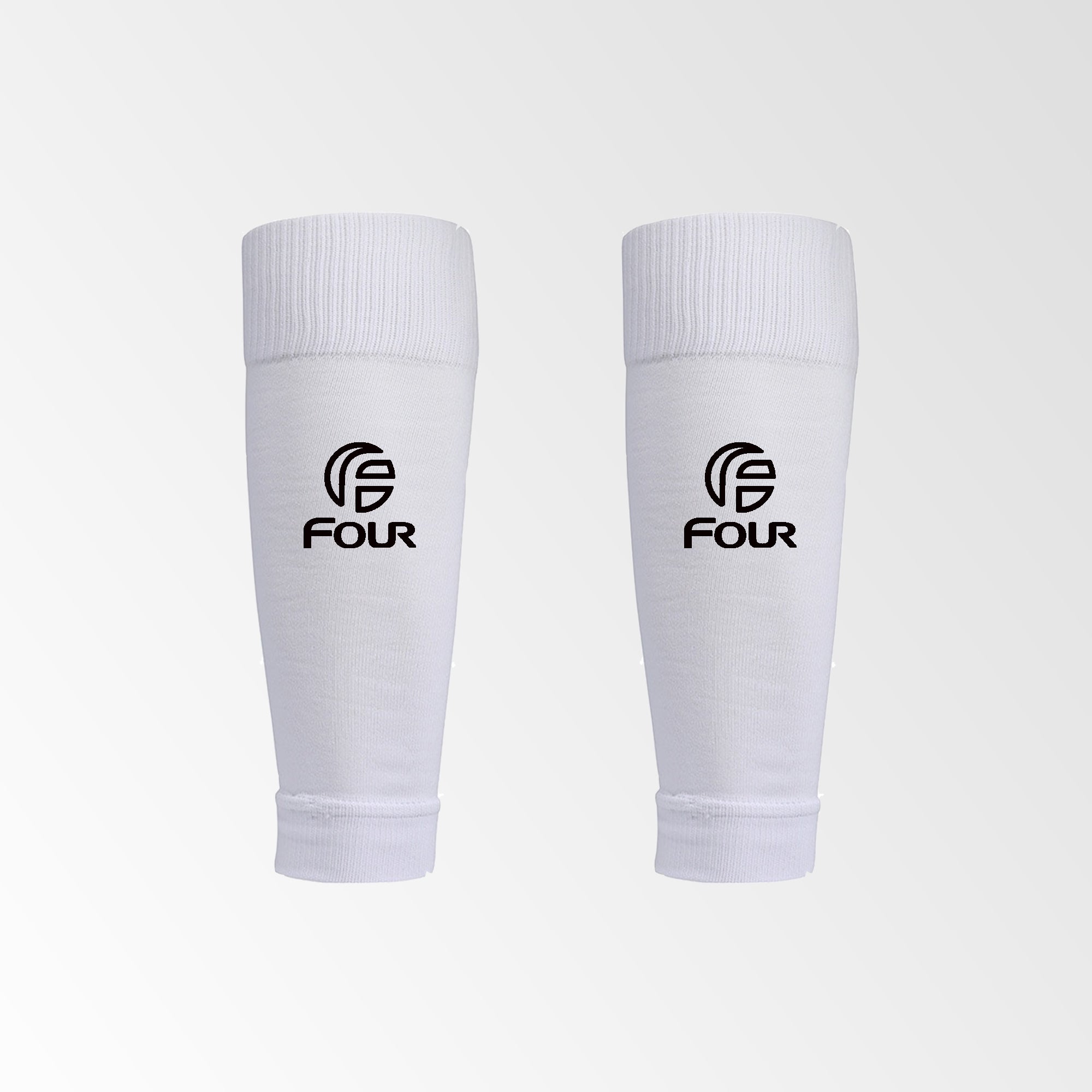 Medias de F??tbol Sin Pie Adulto Blancas