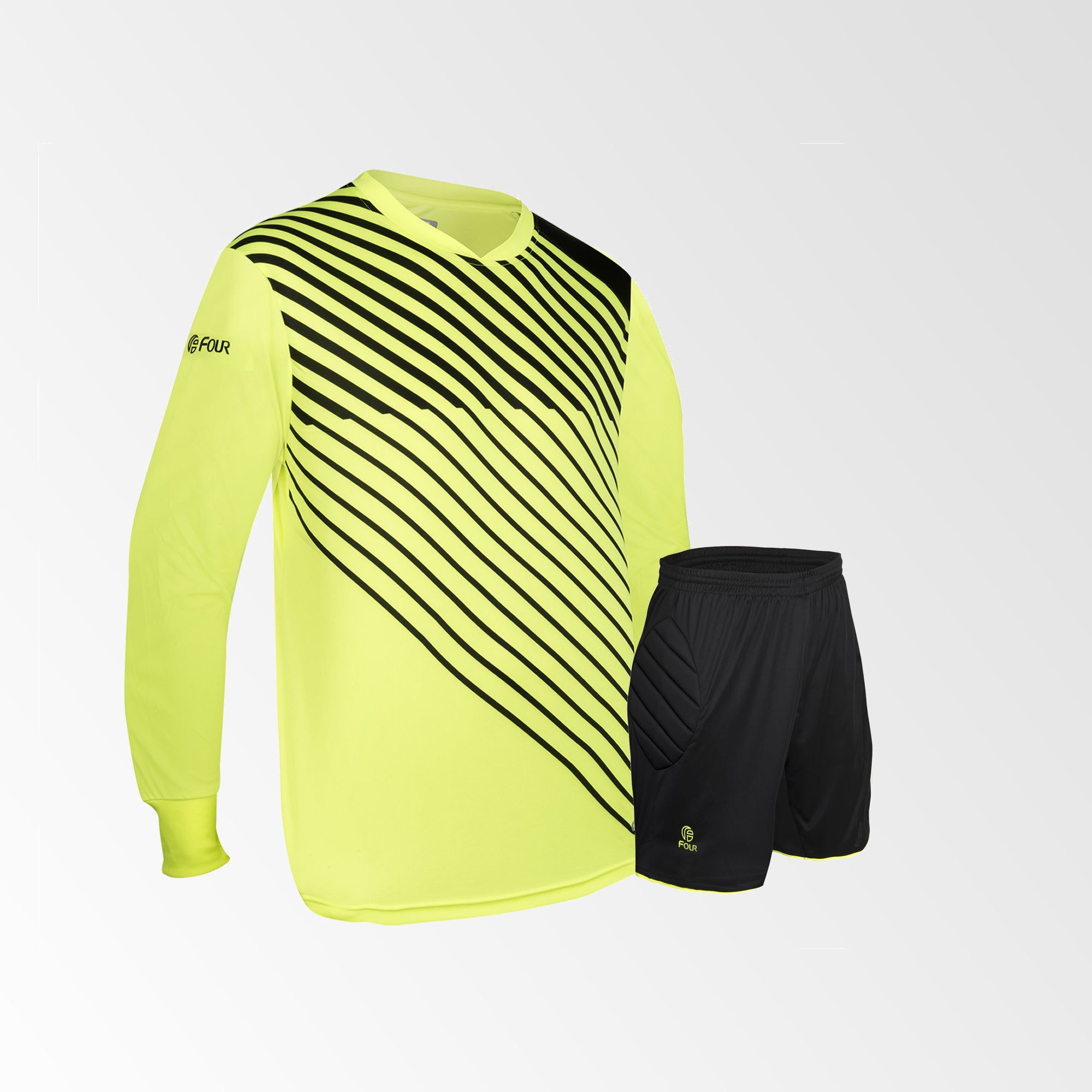 Uniforme Arquero Southamton Amarillo-Ne??n Negro