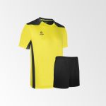 Camiseta de Futbol y Short Modelo Betis Amarillo-Negro