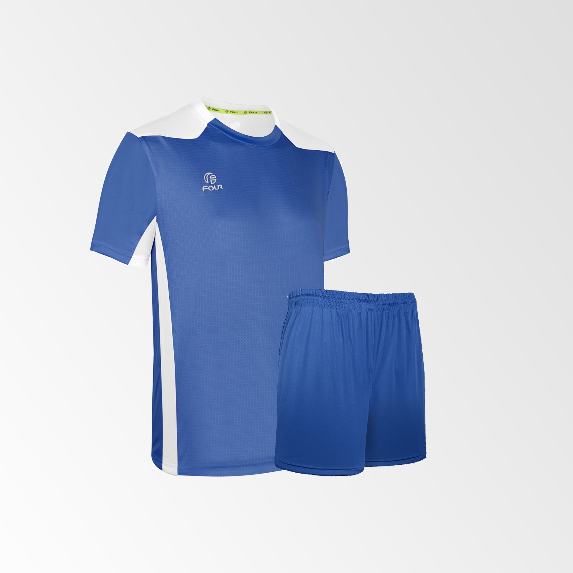 Camiseta de Futbol y Short Modelo Betis Azul-Rey Blanco