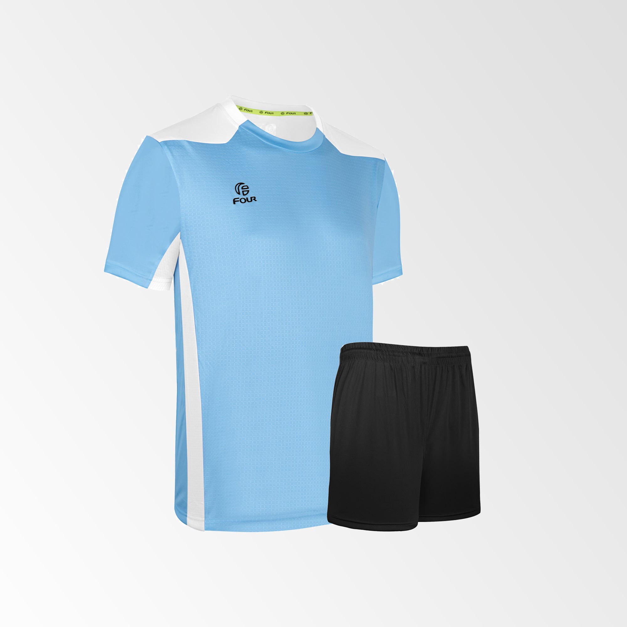 Camiseta de Futbol y Short Modelo Betis Celeste Blanco