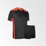 Camiseta de Futbol y Short Modelo Betis Negro Rojo