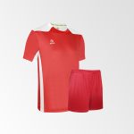 Camiseta de futbol y Short Modelo Betis Rojo Blanco