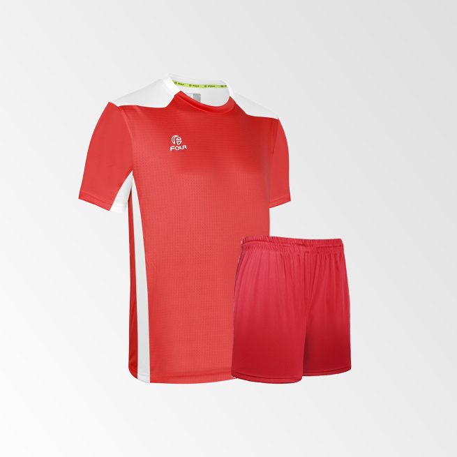 Camiseta de futbol y Short Modelo Betis Rojo Blanco