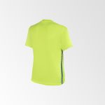 Camiseta de Futbol Mujer y Short Modelo Olympique Amarillo-Ne??n Azul-Rey