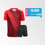 Camiseta de Futbol y Short Modelo Sunderland Rojo Negro